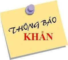 THÔNG BÁO TÌNH HÌNH DỊCH BỆNH (SỐ1)