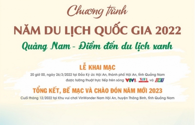Chào mừng năm du lịch quốc gia – Quảng Nam 2022