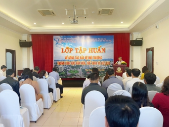 Tập huấn về công tác bảo vệ môi trường  trong lĩnh vực VH, TT & DL tại tỉnh Kon Tum.