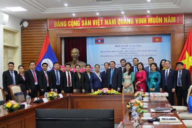 Tăng cường hợp tác sâu rộng văn hóa, thể thao và du lịch Việt Nam – Lào